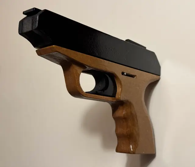 Sanded MDF pistol