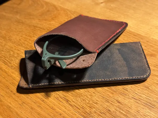 Leather case for glasses
