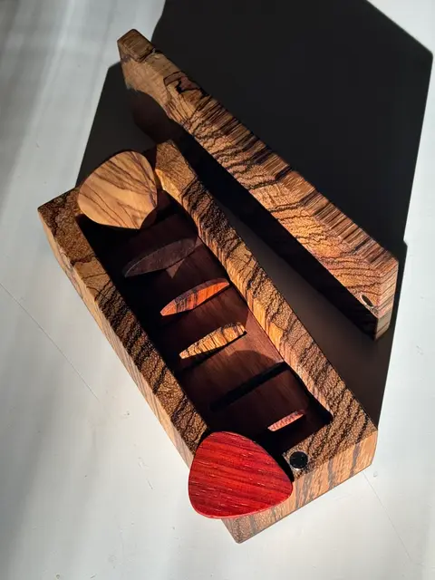 Wooden Pick Set with Box